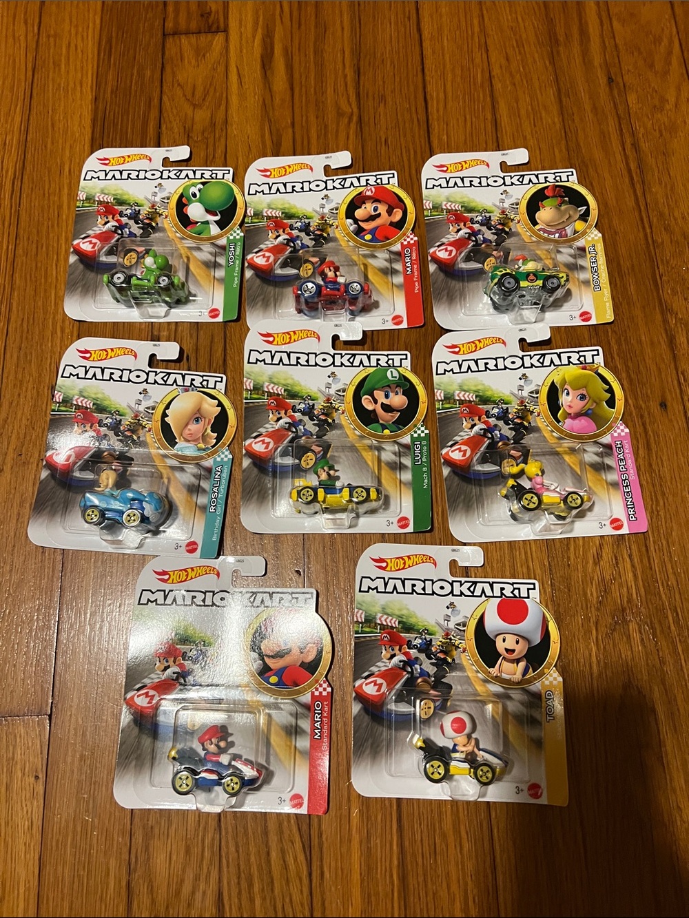MARIOKART HotWheels Bundle, the complete set of 8